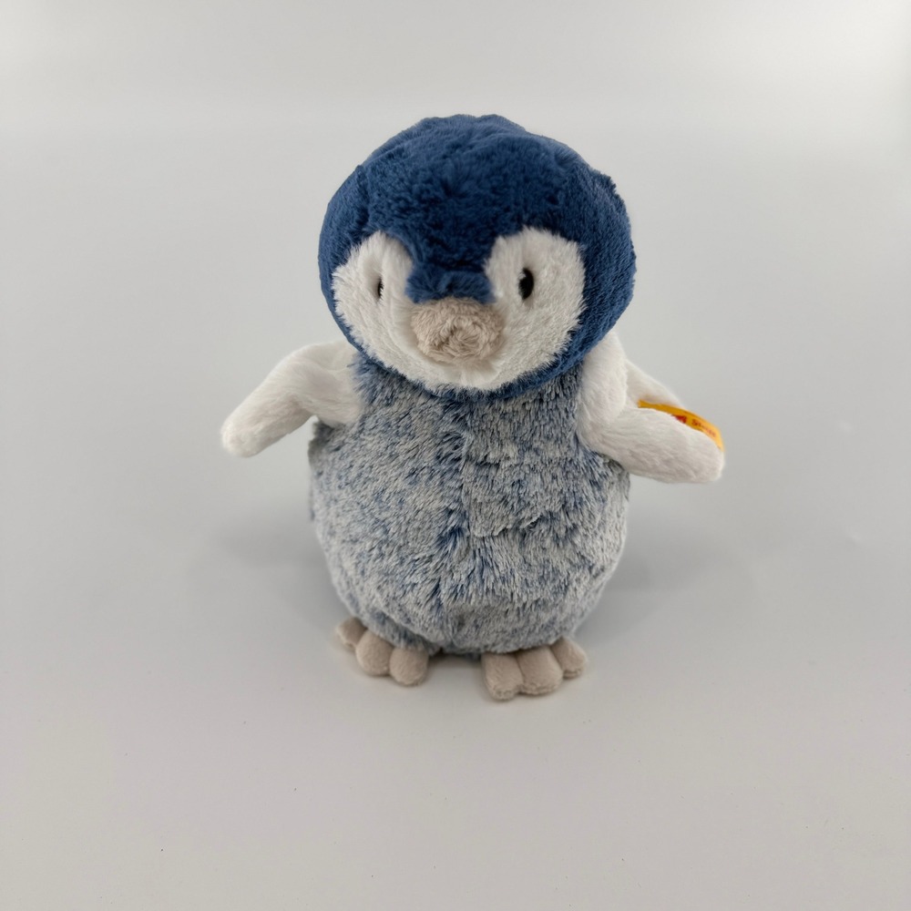 Steiff Cuddly Friends Paule Penguin Plush Stuffed Animal Soft 6'' EUC